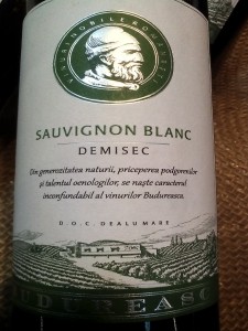 Budureasca Sauvignon Blanc