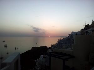 Sunset Oia Santorini