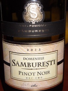 Pinot Noir Domeniile Samburesti 2013